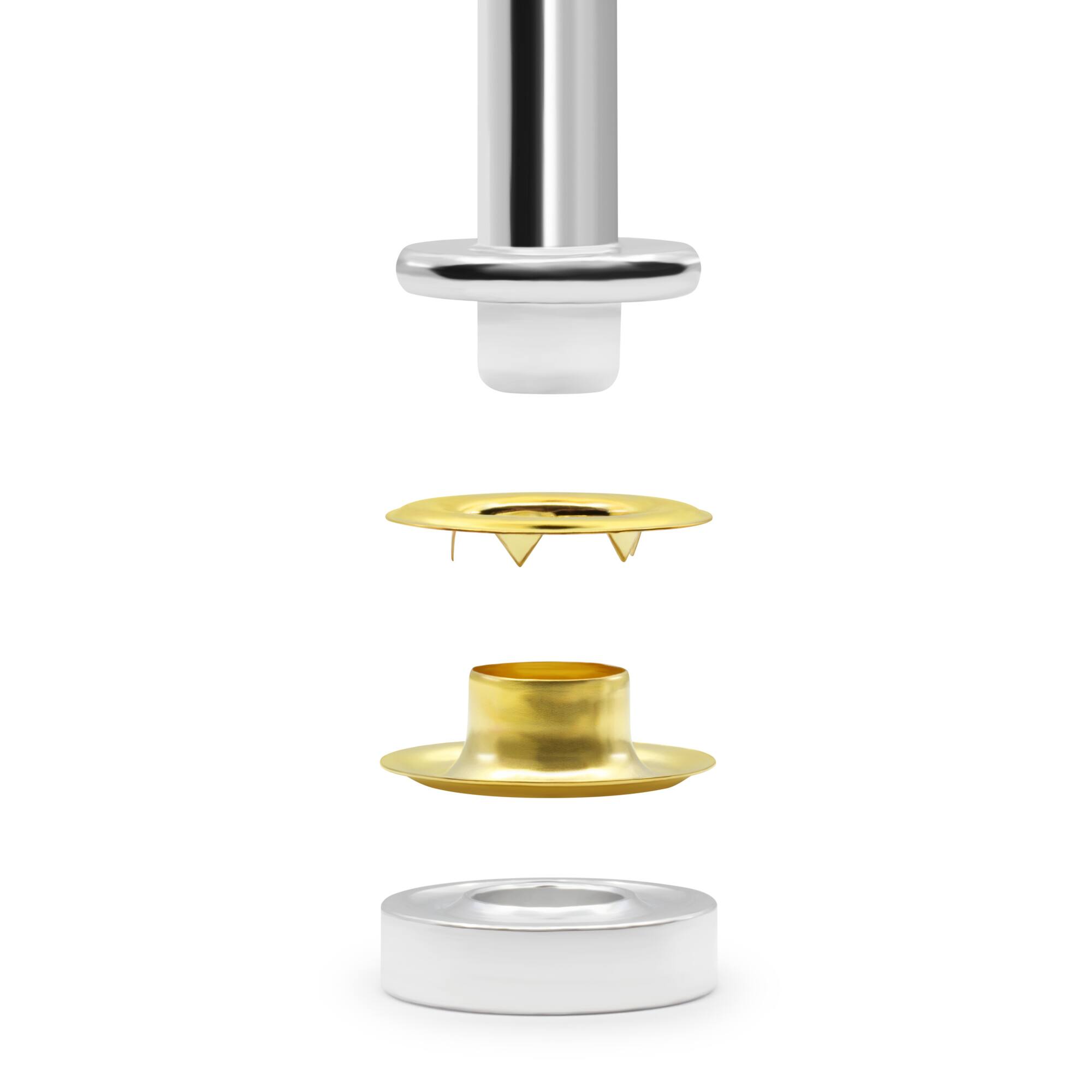 Dritz® Gold Extra-Large Eyelets with Tools, 72 Sets
